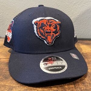 Chicago Bears New Era 2024 Draft Low Profile 9Fifty Snapback Hat - Navy Da Bears